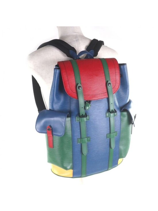 Louis Vuitton Epi Christopher PM Backpack Multicolor